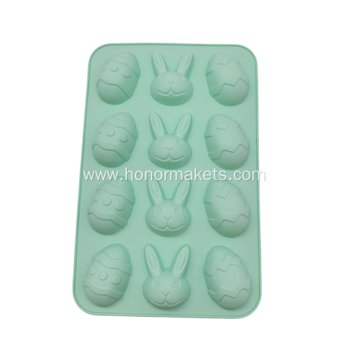 Easter Egg and Bunny Silicone Cake Mould